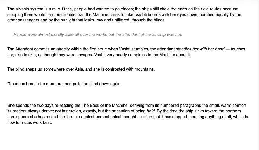 Preview: the chapter rendered clean, without formatting marks